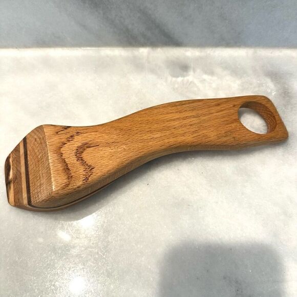 Handmade Handcarved Balancing Gravity Wooden Wine Stand Art or Rack Great Gift - Picture 4 of 4